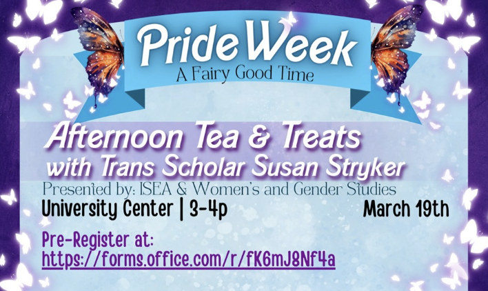 Pride Week: Afternoon Tea and Treats with Susan Stryker